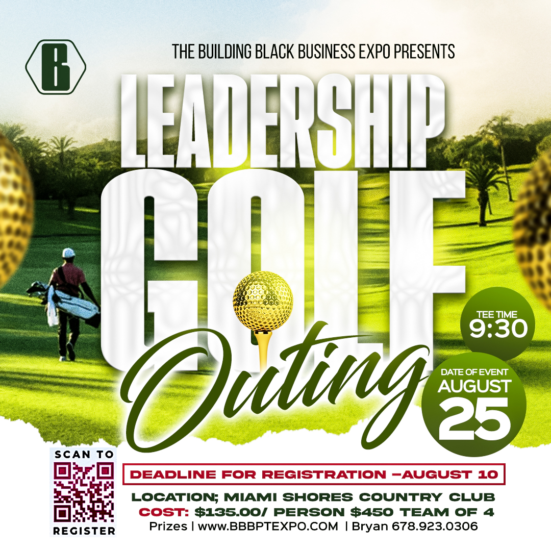 Black Men Lead Breakfast with Golf Flyer